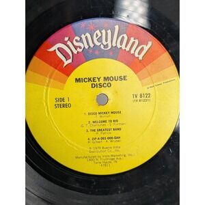 Walt‎ Disney Mickey Mouse Disco Vinyl LP Disneyland Records 2504 Vintage 1979